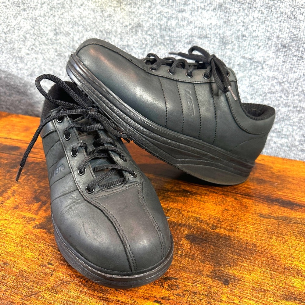 MBT Rocker Sole Physiological Shoes Sz 39 Leather Walking Orthopedic Arch Health
